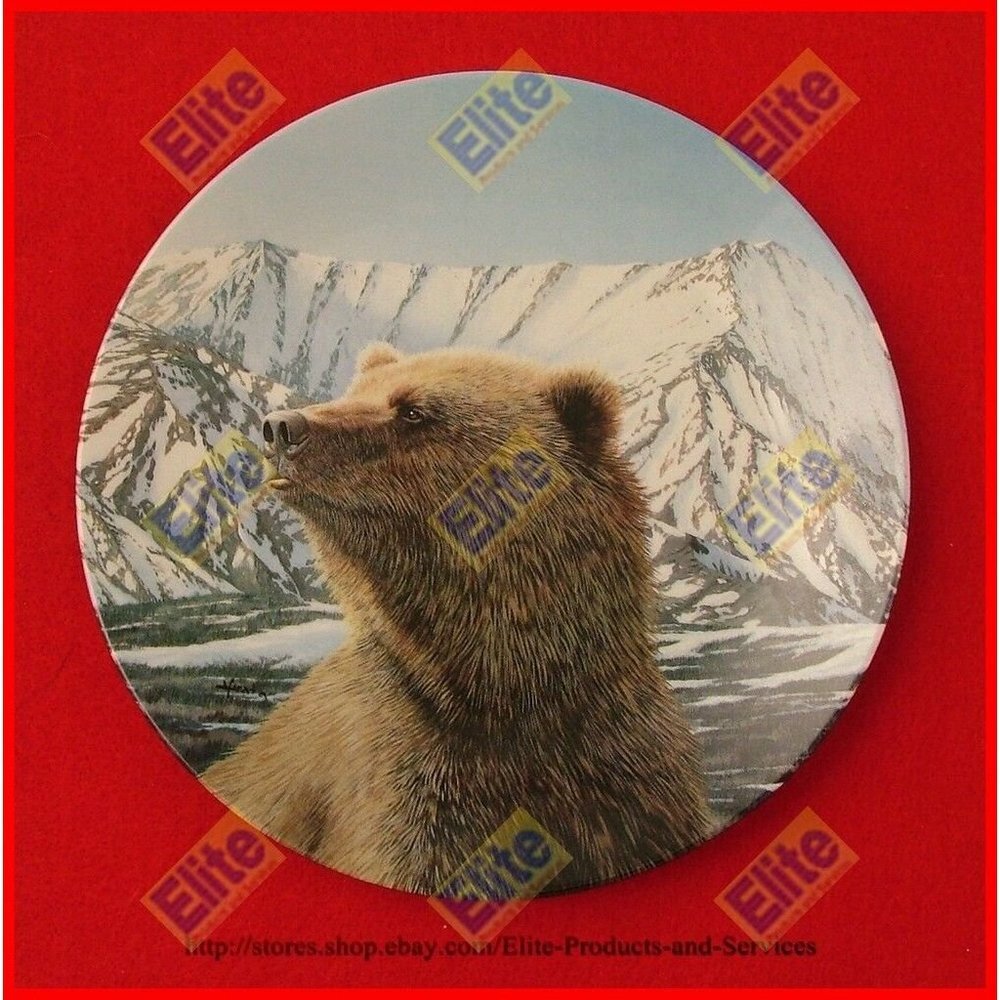 Wild Spirits "Mighty Presence" Collectors‎ Plate - MIB+COA by Hirata WS George